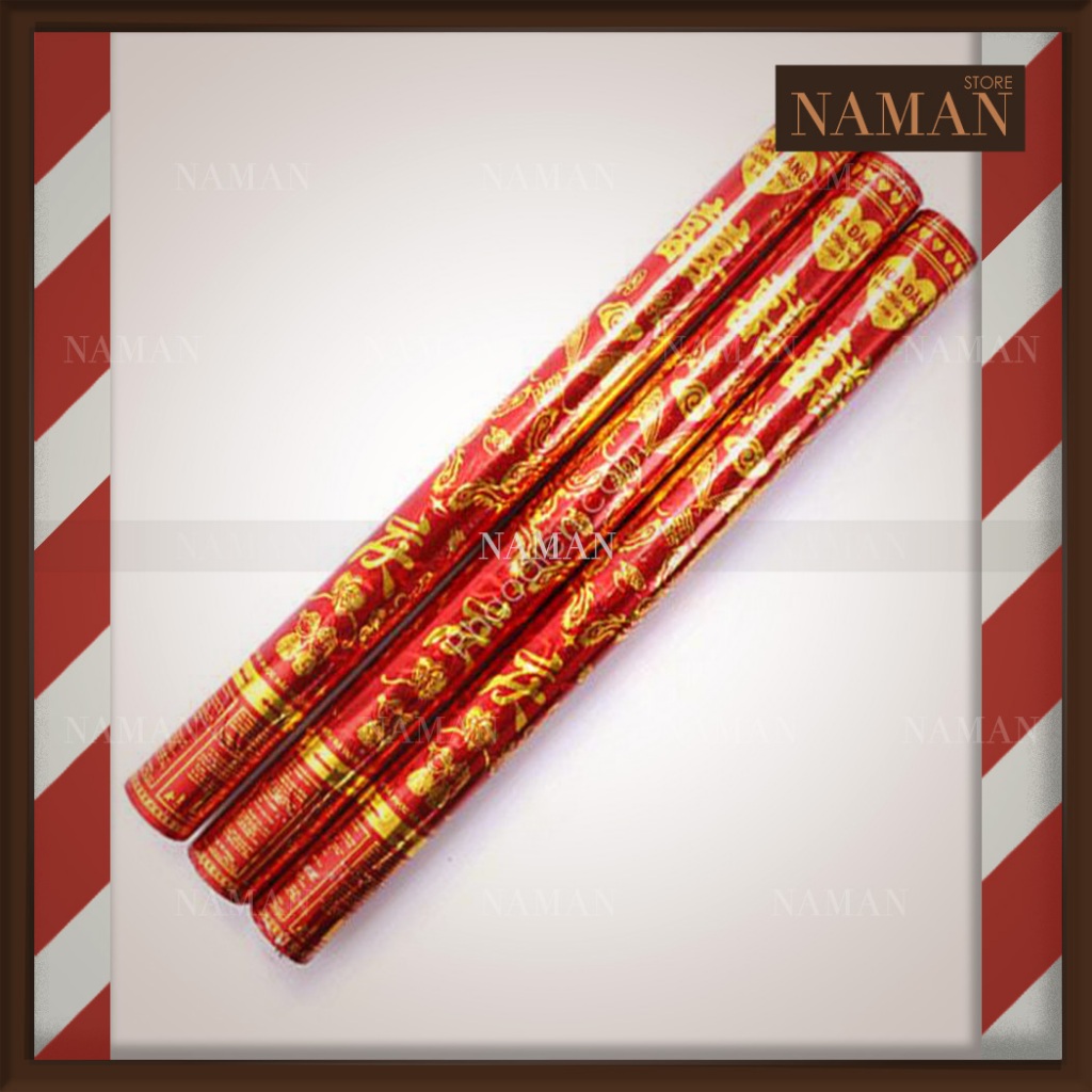[Gía sỉ Hỏa tốc] Ống Giấy Phụt Kim Tuyến Giấy Xưa- Giấy đỏ Long Phụng trang trí Tết cổ truyền