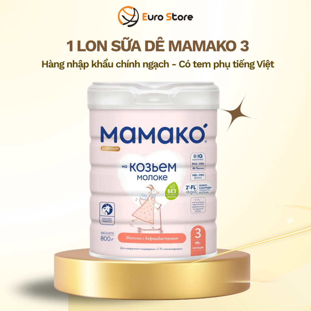 Sữa Dê MAMAKO Nga Premium Số 3 - 800g