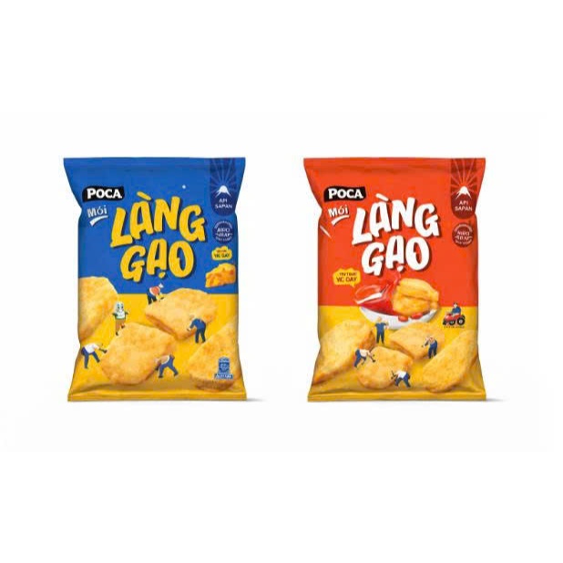 [Q.3] BÁNH GẠO POCA VỊ MỚI LÀNG GẠO CUA NƯỚNG CAY LÀNG GẠO POCA