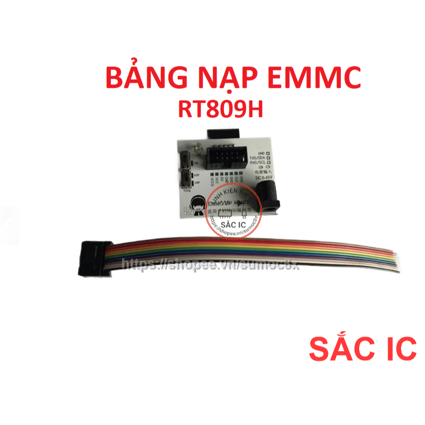 [NTM34] Bảng nạp EMMC dùng cho RT809H EMMC ISP BOARD