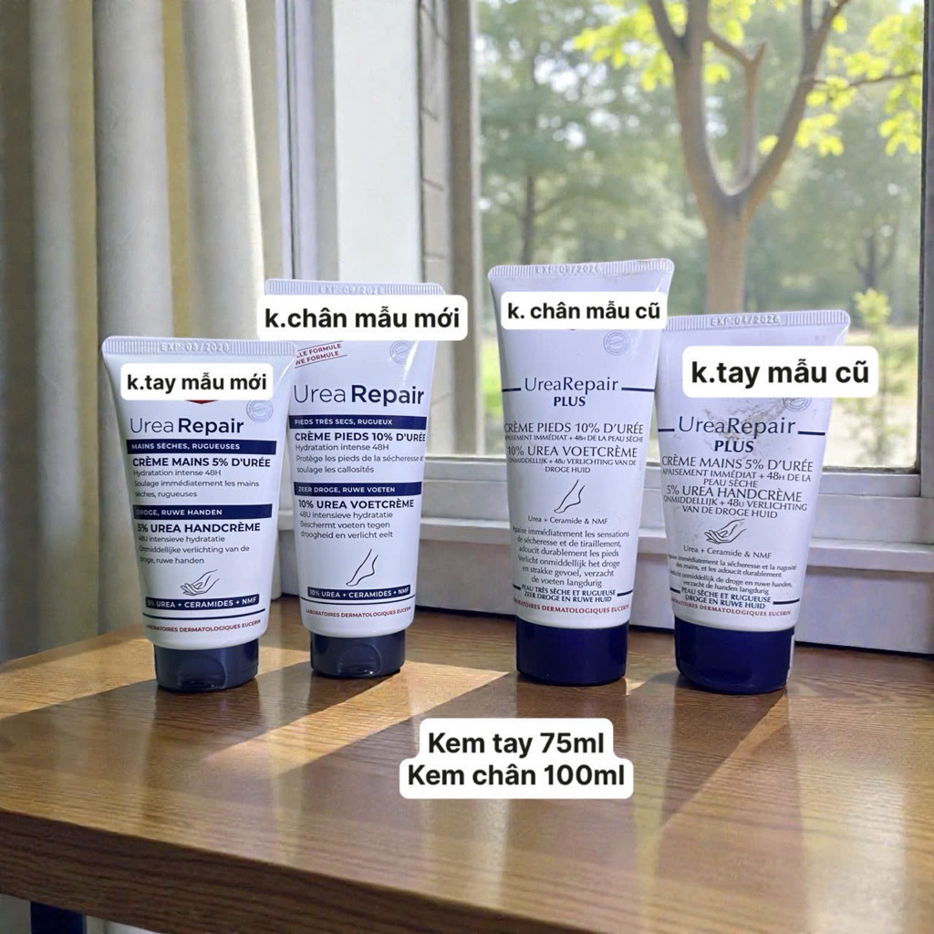 [Bill Pháp] Kem dưỡng tay Urea 5%, dưỡng chân Urea 10%