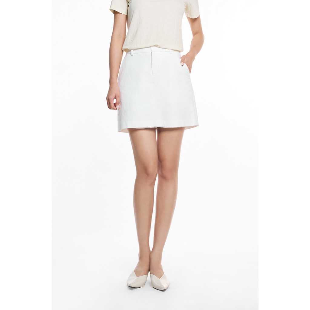 Quần Váy Short Nữ Chất Linen Thời Trang Trẻ Trung NINOMAXX 2505002