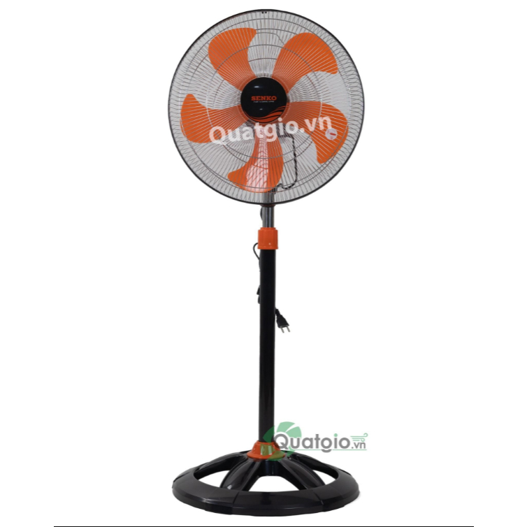 [Hỏa tốc] Quạt đứng Senko DCN1803 - 75w - Nút vặn (Vàng cam/Kem nâu)