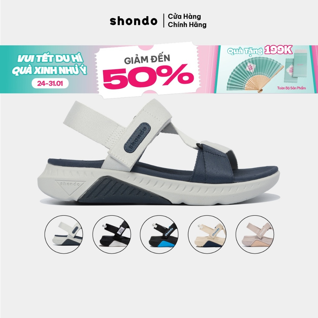 Giày Sandal Nữ F7R Thoải Mái, Nhẹ Êm Shondo Nhiều Màu
