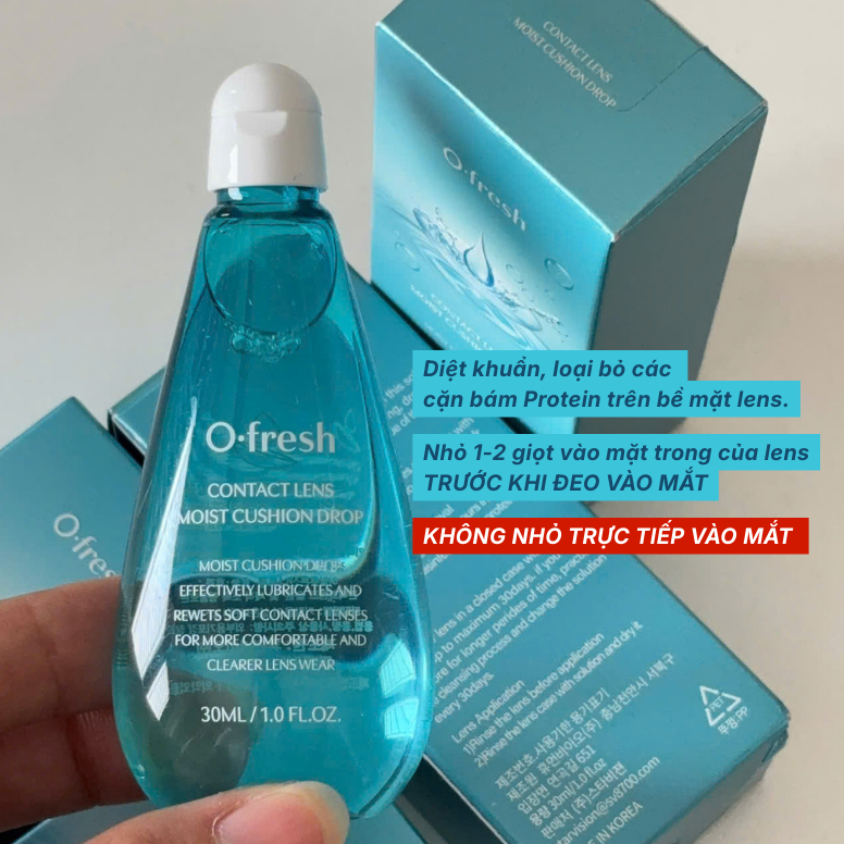 Dung Dịch Nhỏ và Bảo Quản Lens OFRESH MOIST CUSHION DROP 30ml