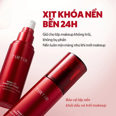 TIRTIR - Xịt khóa nền cố định trang điểm TIRTIR Mask Fit Makeup Fixer 80ml - Skinpop