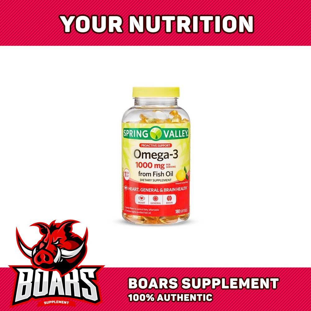 Spring Valley Fish Oil Omega-3 1000mg