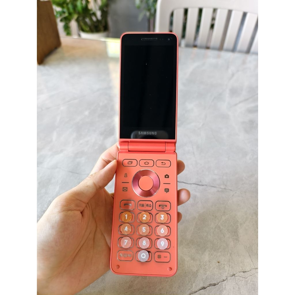 Điện thoại nắp gập Samsung Folder 2 màu Cam (2/32G)