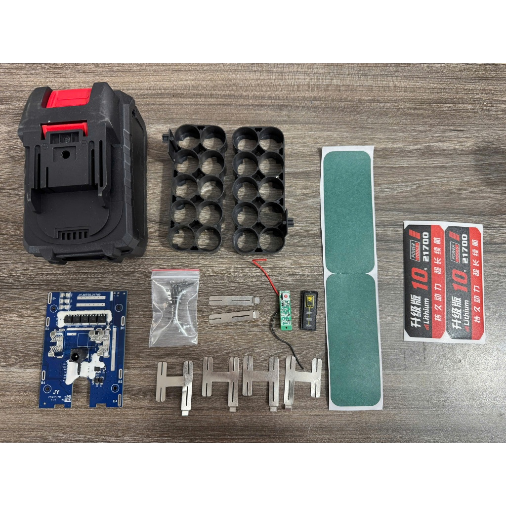[rcvietnam] vỏ pin và mạch pin 21700 5 cell 5s 1p 10 cell -15 cell chân m21 makita