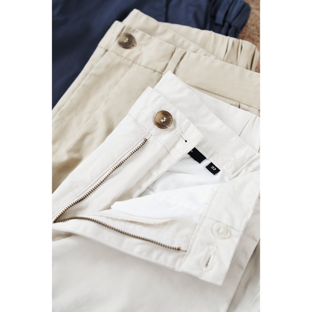 Quần Short Kaki Nam Cạp Chun Chất Cotton Cao Cấp Thoáng Mát Thời Trang NINOMAXX 2507002