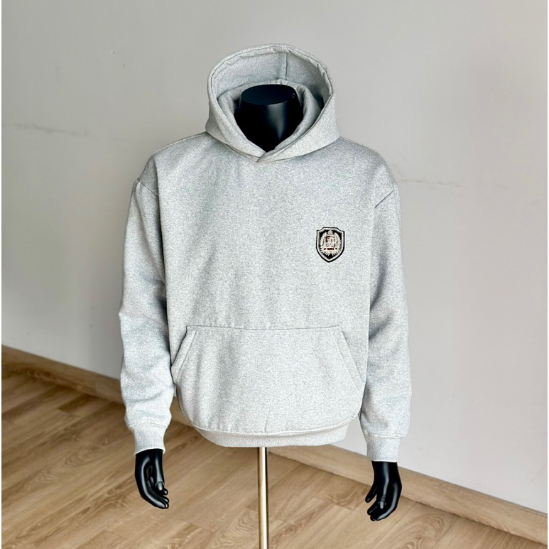 Áo Hoodie Luminos SYMBOL Nỉ Ép Premium 400GSM - Logo Thêu Phong Cách Academy Học Đường Âu Mỹ