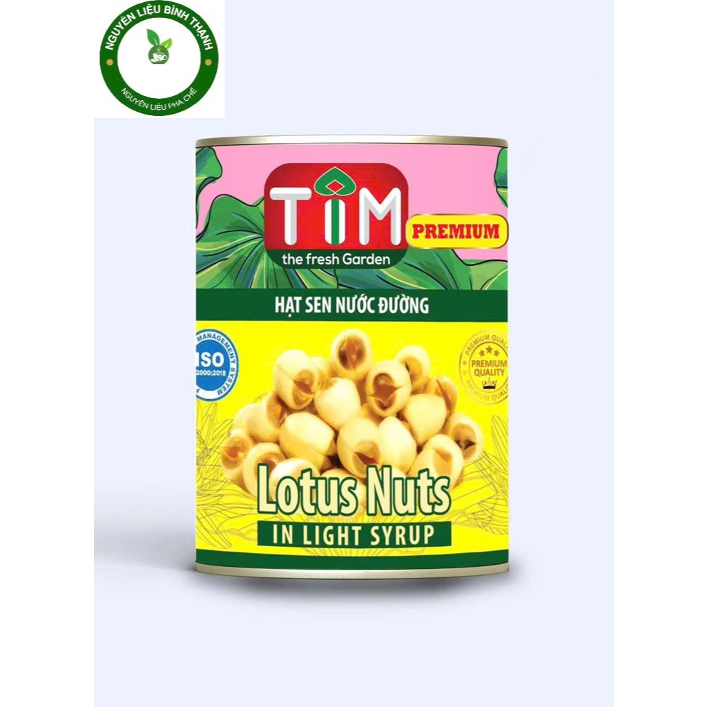 Sen NIF TIM ( NIF ) Lon 560g - Hạt Sen Nước Đường , Trà Sen