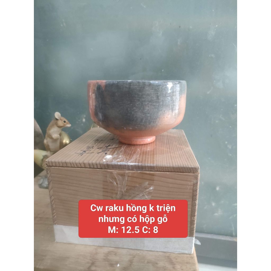 Bát chawan raku và bình hoa mini xinh gốm Nhật🔥🔥🔥