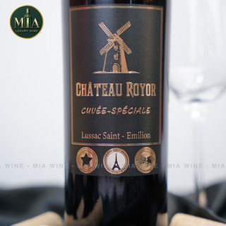 [COD-Hoả Tốc] - Chai Pháp Đỏ Château Royor - 750ml (14”)