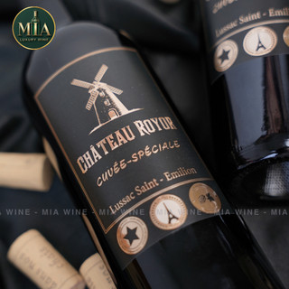 [COD-Hoả Tốc] - Chai Pháp Đỏ Château Royor - 750ml (14”)