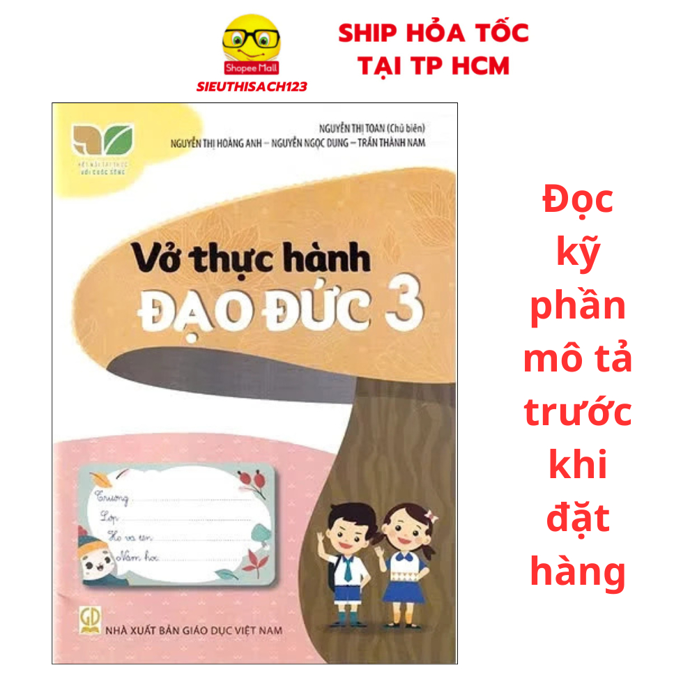 Sách - Vở thực hành đạo đức lớp 3 (Kết nối tri thức) + bán kèm 1 cuốn tô màu ngẫu nhiên 15k