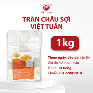 Trân Châu Sợi Việt Tuấn, Dẻo, Thơm,Chất Lượng Cao, Chuẩn Quán, Gói 1kg