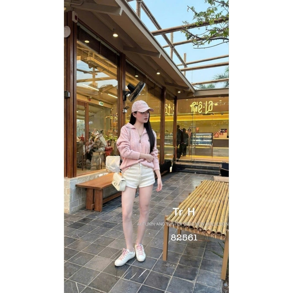 Chanh_Clothing | Áo len ngựa khóa kéo
