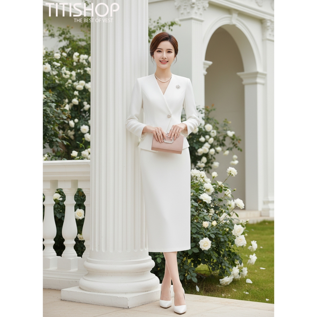 ( Đặt Nhanh ) , Áo Vest Nữ ,Áo Blazer Nữ , Bộ Vest Nữ Sang Trọng , Bộ Vest Nữ Thanh lịch TITISHOP DH