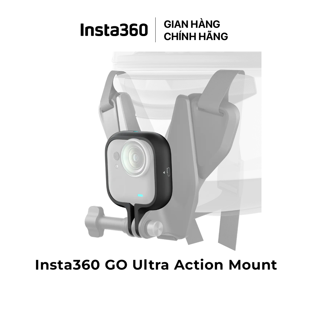 Insta360 GO Ultra Action Mount - Phụ kiện Go Ultra 360, Bộ chuyển đổi 2 chấu chụp ngang và dọc
