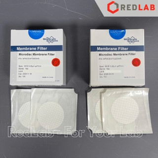 Màng lọc vi sinh MCE kẻ ô 47mm MEMBRANE SOLUTIONS lỗ lọc 0.22um / 0.45um, Individually Sterile, membrane filter, có VAT