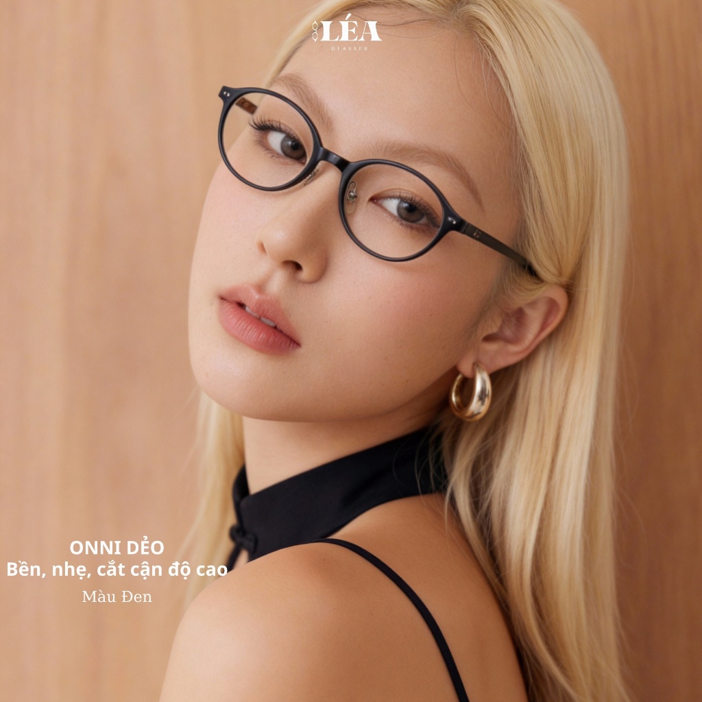 Kính mắt chuyên lắp cận ONNI - LÉAGLASSES chất liệu nhựa cao cấp Oval Y2K Bayonetta HOT TREND | BigBuy360 - bigbuy360.vn