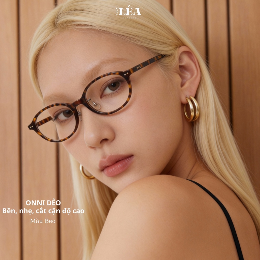 Kính mắt chuyên lắp cận ONNI - LÉAGLASSES chất liệu nhựa cao cấp Oval Y2K Bayonetta HOT TREND | BigBuy360 - bigbuy360.vn
