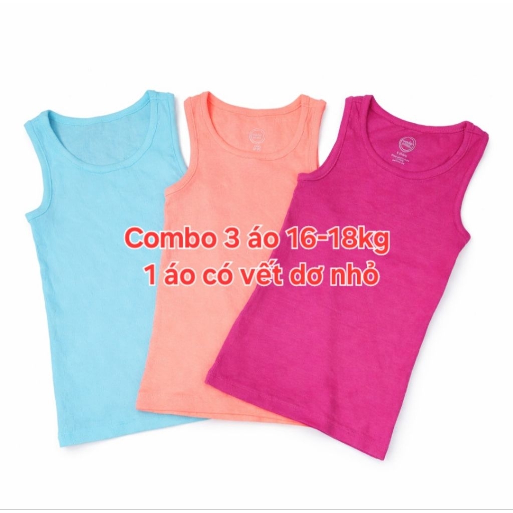 Combo 3 áo be 16-18kg