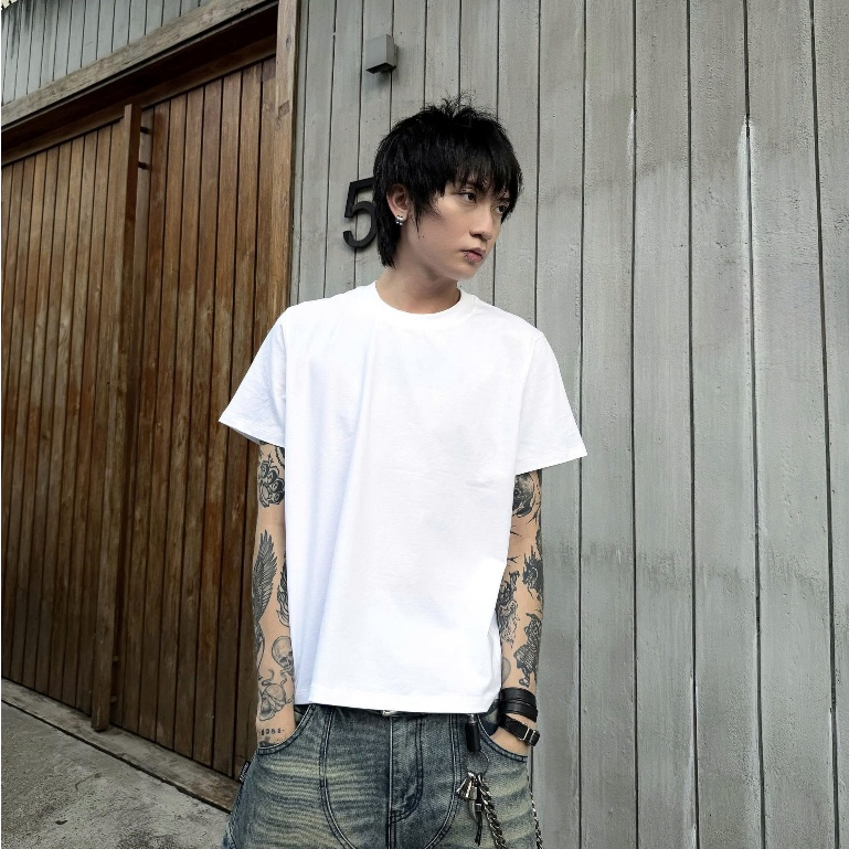 Bad Choices | Áo thun trơn đơn giản BASIC 100% cotton 4 chiều 190gsm form fit | BigBuy360 - bigbuy360.vn