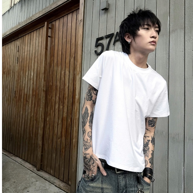Bad Choices | Áo thun trơn đơn giản BASIC 100% cotton 4 chiều 190gsm form fit | BigBuy360 - bigbuy360.vn