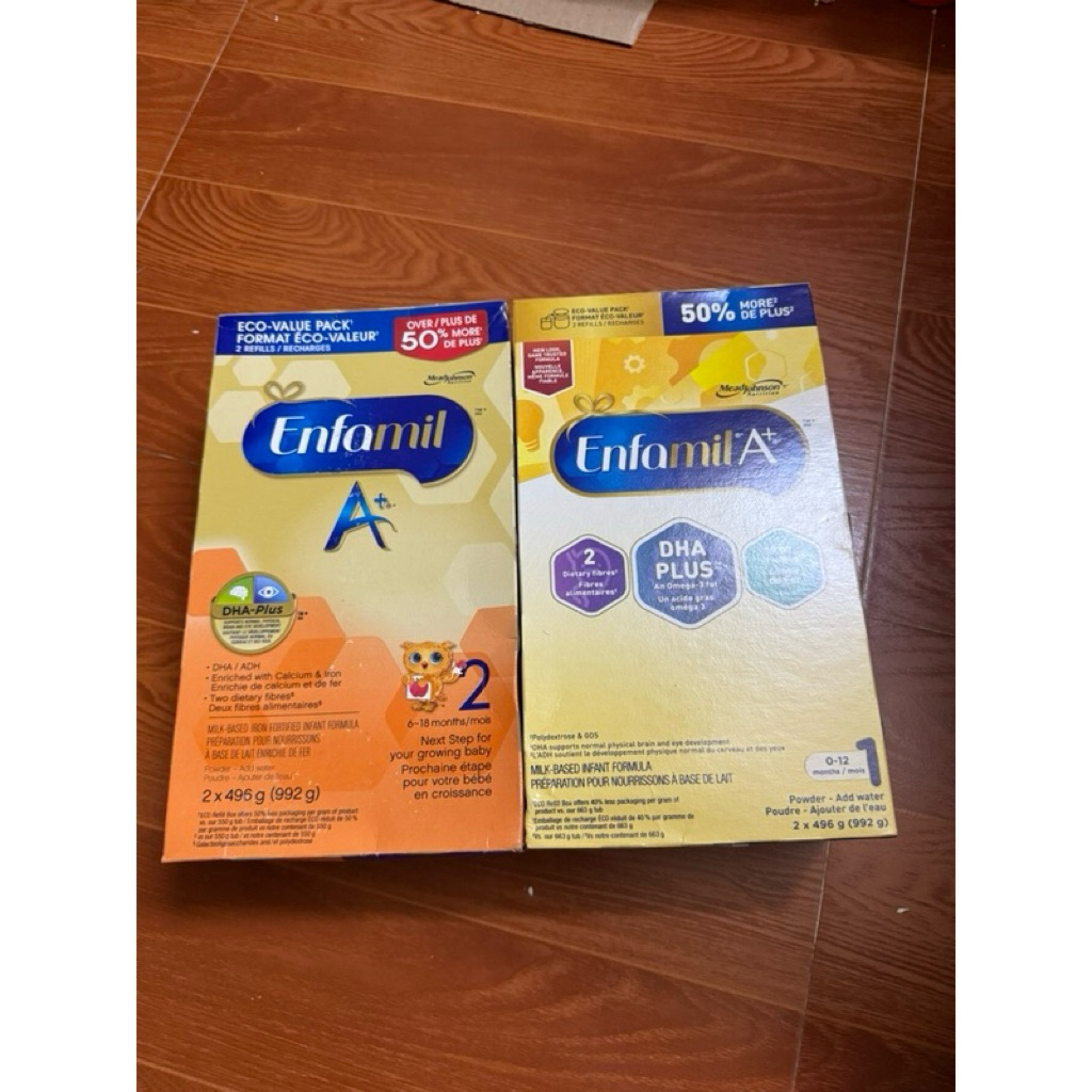 Canada Enfamil A+ số 1, 2 992g cho bé 0-12m và 6-18m
