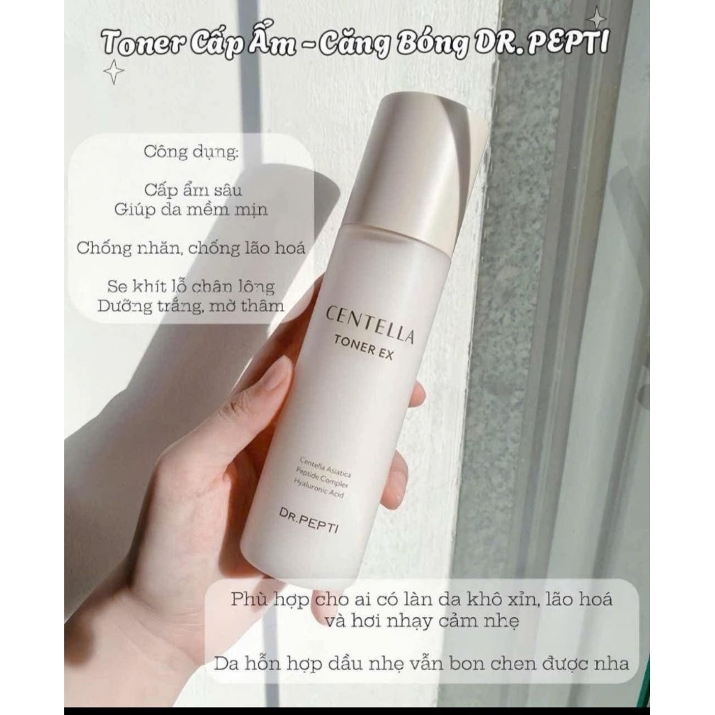 Nước hoa hồng Dr pepti mẫu mới (Date 2028)