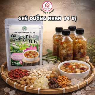 Set Chè Dưỡng Nhan 500g Size Đại 14 Vị (Mua 2 Gói Tặng 1 Túi Tuyết Yến)