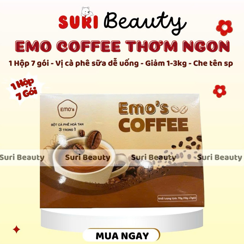 (MẪU MỚI) BỘT EMO COFFEE GIẢM CÂN PHIÊN BẢN MỚI - GIẢM 2-5kg sau 7 ngày - Emo Cafe