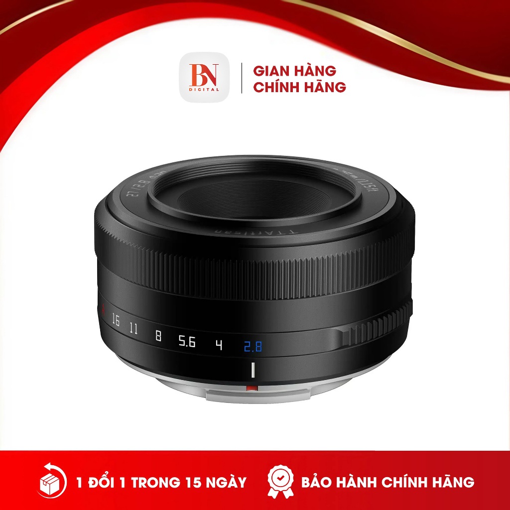 [Có bảo hành] TTArtisan AF 27mm f2.8 for Fujifilm | Sony | Nikon