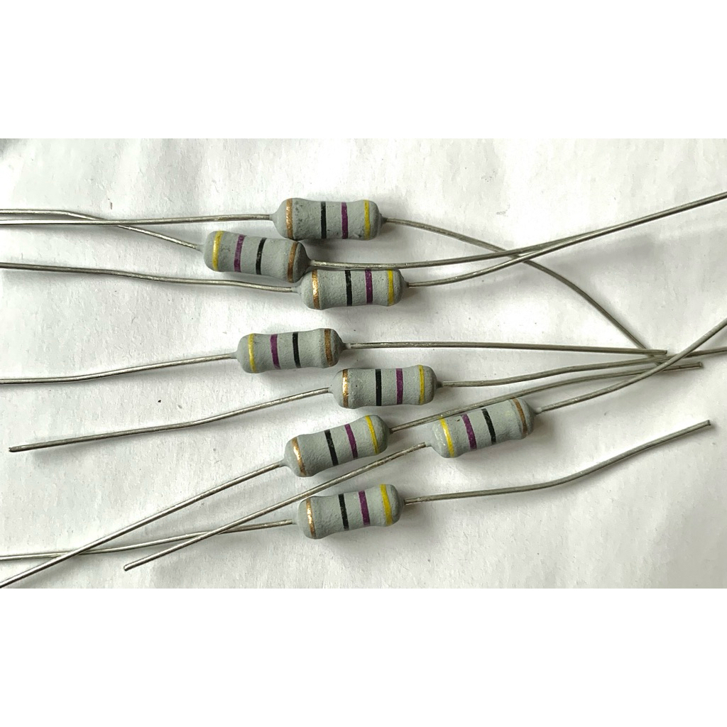 20chiec Trở 47ohm 2W ,trở đài loan chân đồng