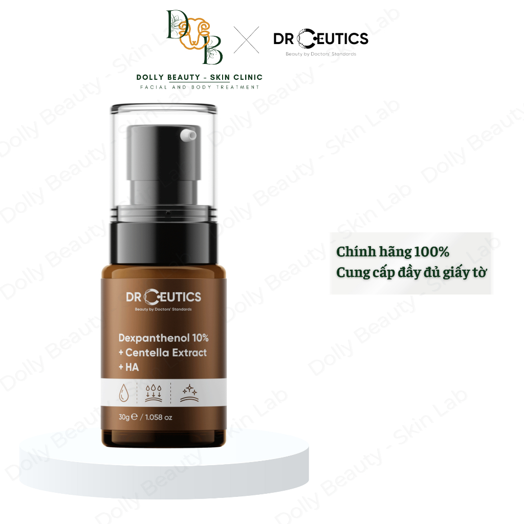 [DRCEUTICS] Serum B5 10% Chống Lão Hóa Ngừa Mụn DEXPANTHENOL 10% + CENTELLA EXTRACT + HA