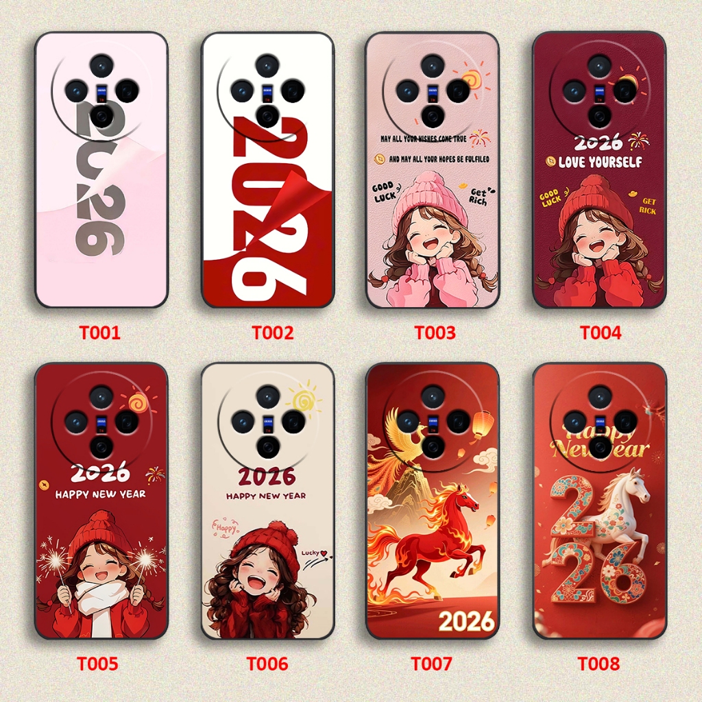 Ốp lưng Vivo X200 5G / X200 PRO 5G / X200 PRO MINI hình happy new yead