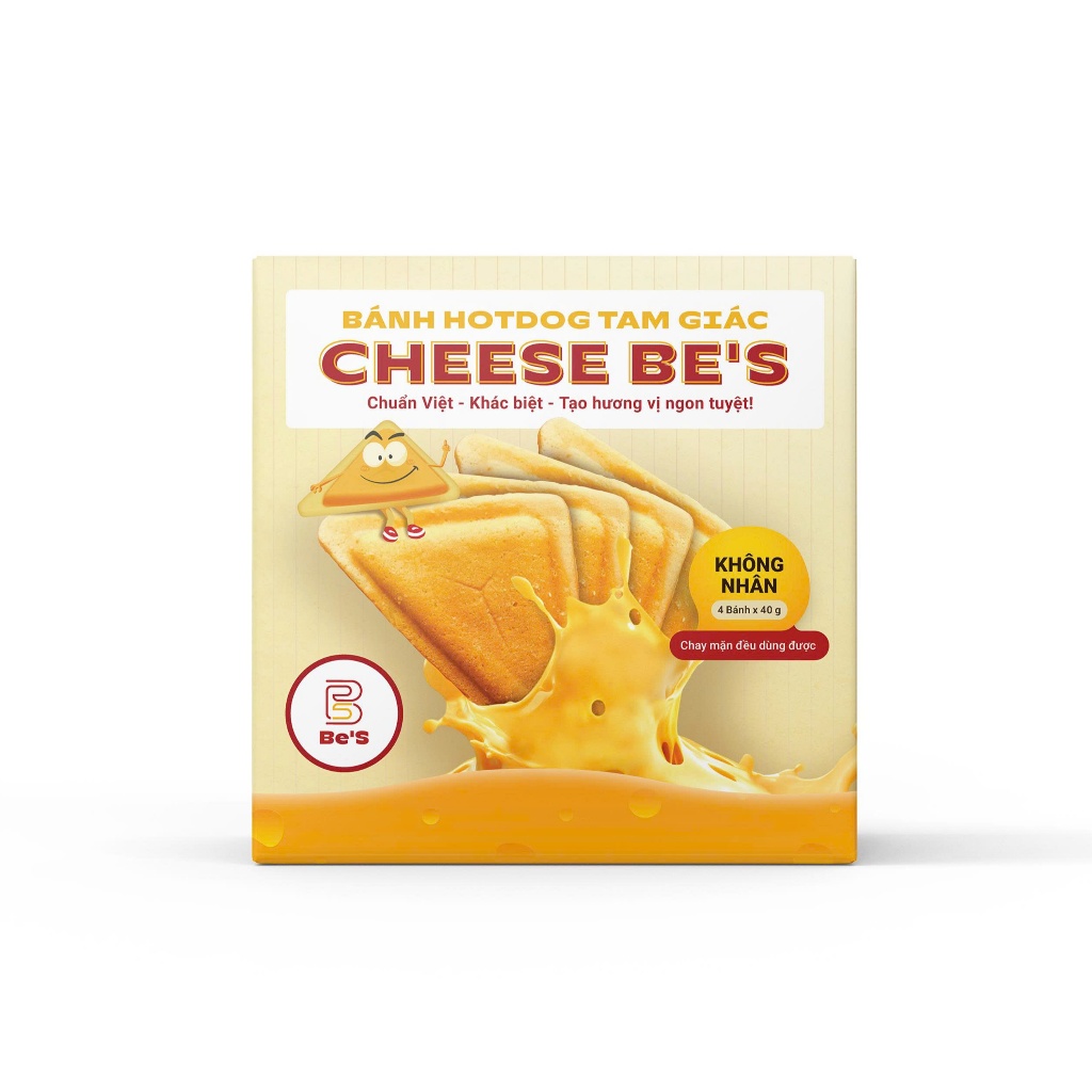 [HCM] Bánh hotdog cấp đông - Bánh hotdog Không nhân (Hộp 4 bánh)
