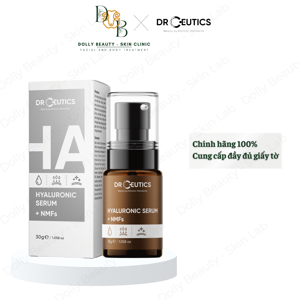 [DRCEUTICS] Serum HA Giúp Da Căng Bóng, Ngừa Dầu HYALURONIC SERUM + NMFS