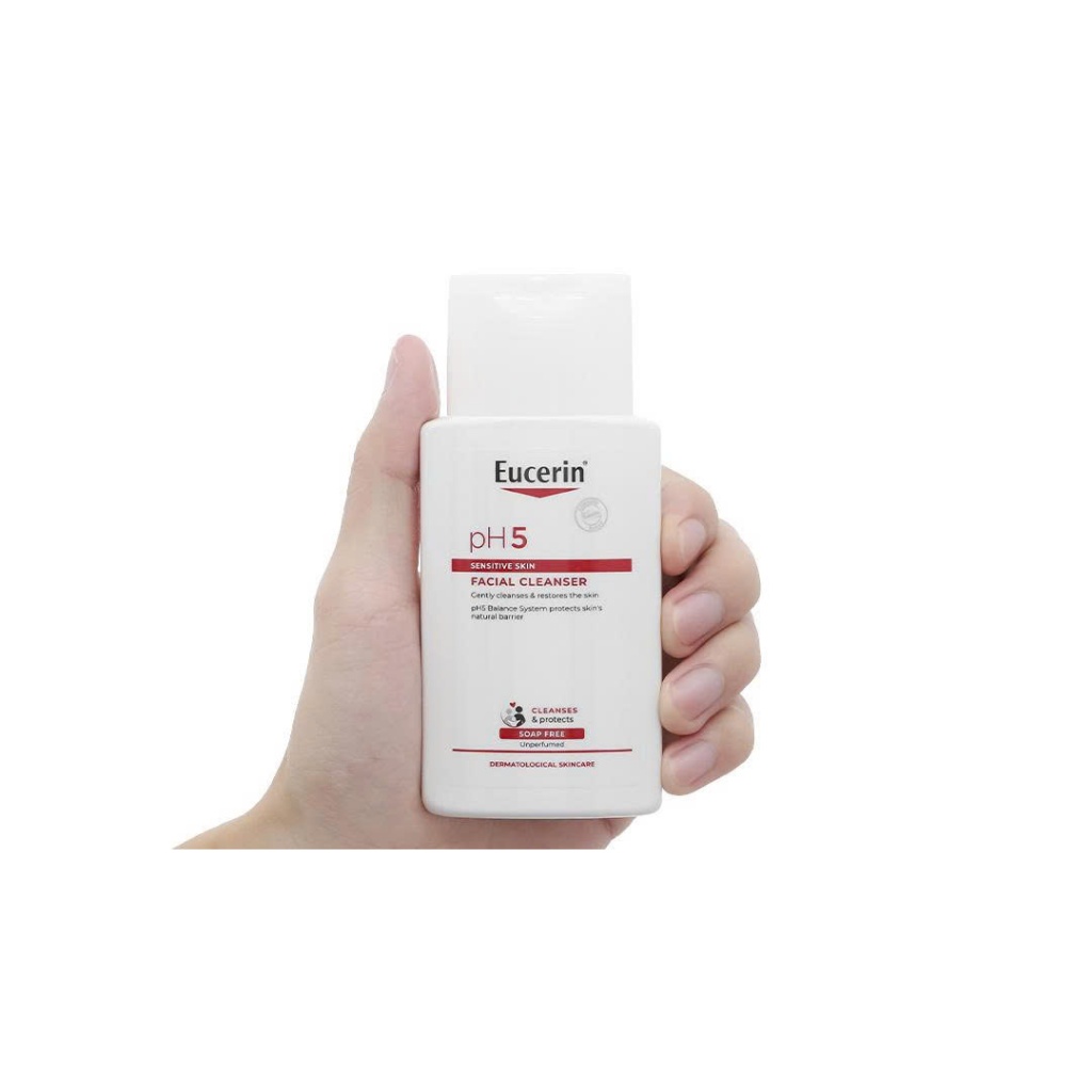 Eucerin Sữa Rửa Mặt Dịu Nhẹ pH5 Facial Cleanser 100ml