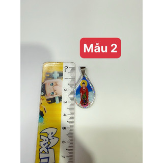 Mặt dây chuyền phật bà quan âm nhựa 3,5 cm
