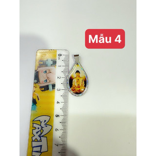 Mặt dây chuyền phật bà quan âm nhựa 3,5 cm