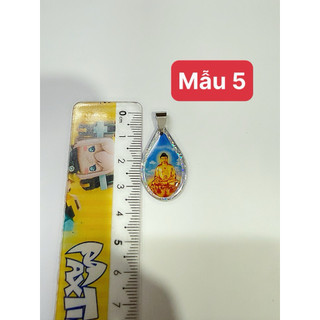 Mặt dây chuyền phật bà quan âm nhựa 3,5 cm