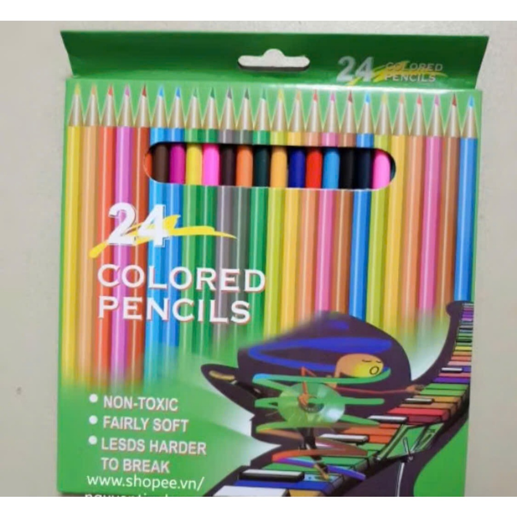 24 Colored Pencils