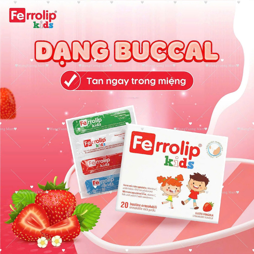 Thực Phẩm Bảo Vệ Sức Khỏe Ferrolip Kids