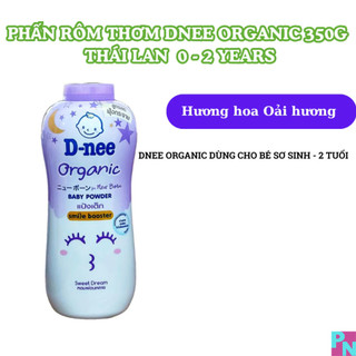 Phấn thơm phấn rôm Dnee Thái Lan 350g an toàn cho bé cho làn da thơm mát