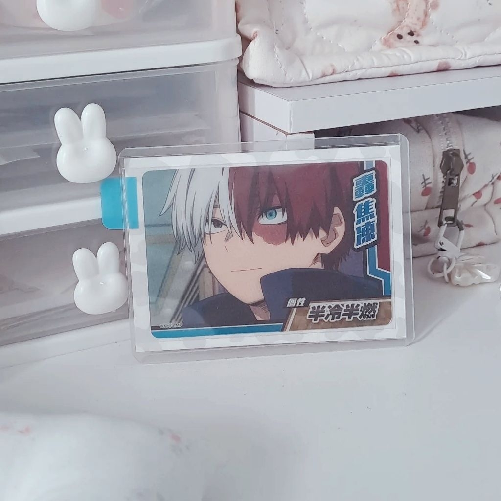 card metal shoto todoroki mha/my hero academia