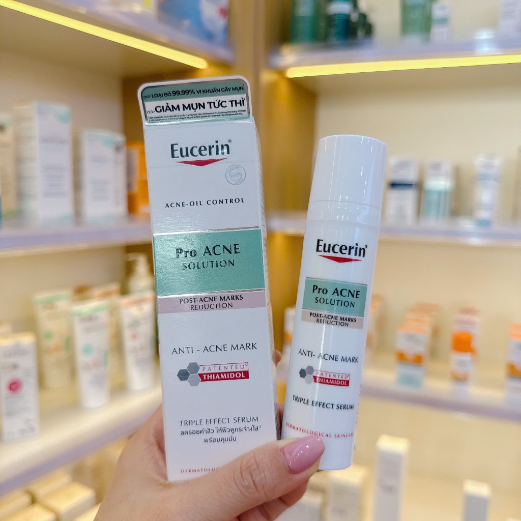 Tinh chất giúp giảm thâm mụn dưỡng sáng da Eucerin Acne-Oil Control Pro Acne Solution Anti-Acne Mark