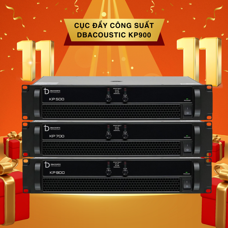 Cục đẩy công suất DBAcoustic KP900 (2 kênh, class H, 900W/kênh) Chính Mới 100% Bảo Hành 12 Tháng.